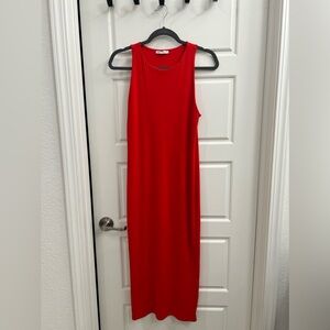 ZARA Red Halter Dress NWOT